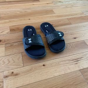 Under Armour slide on sandals